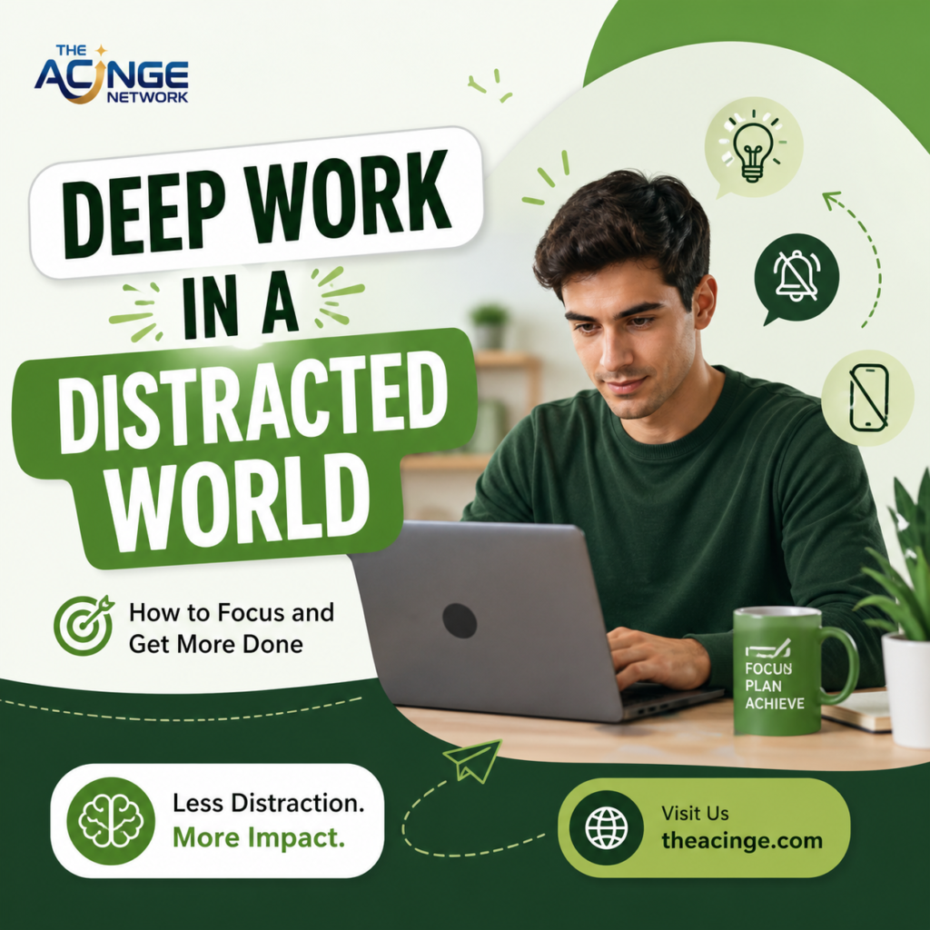 deep work in a distracted world focus productivity 2026