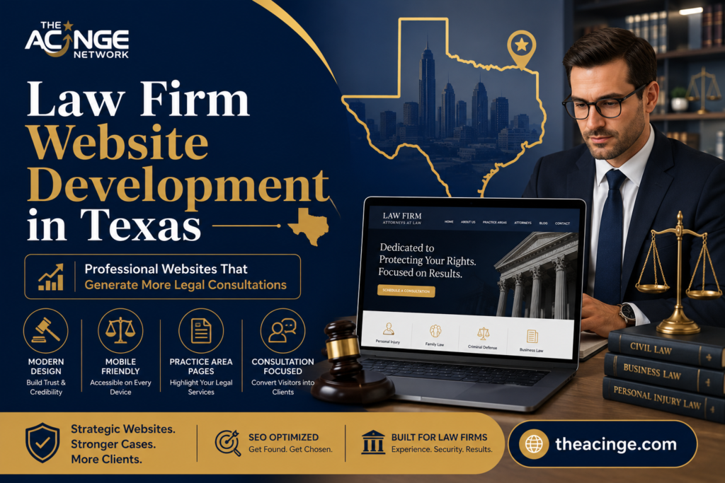 law firm website development in Texas
